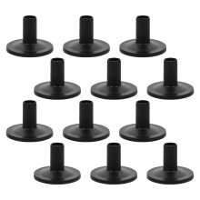 12-Piece Drummer Accessory Set For , Black Plastic Material