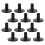12-Piece Drummer Accessory Set For , Black Plastic Material 1
