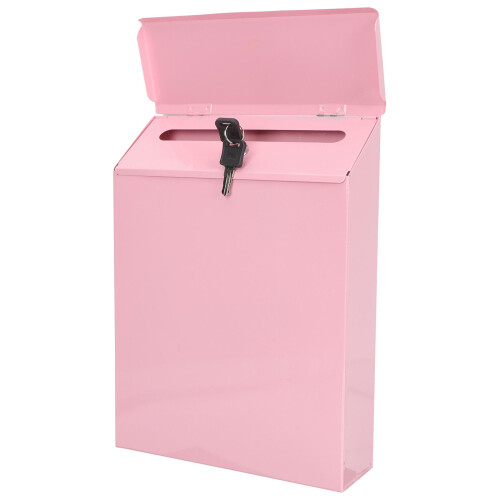 wall-mounted household letter box with multi-function drop slot