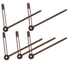 5Sets Klokwijzers Vervanging Klokonderdelen Voor DIY Klokken