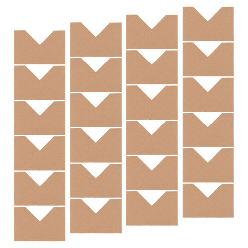 Box Edge Protector Brown Craft Paper For 50pack