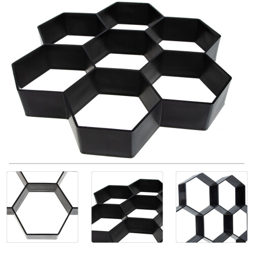 Path Maker Mold Plastic Concrete Diy Garden Paving Mold 2