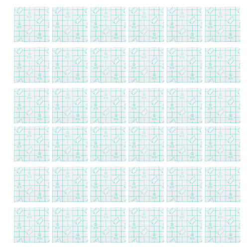 100pcs disposable makeup hand palettes with adhesive