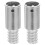 Worgeous Universal Threaded Tip Replacement For Mop Pole Metal 2pcs 11