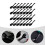 Raindrops Serving Table Spoons Black 100set 4.7x1.4x0.6in 9