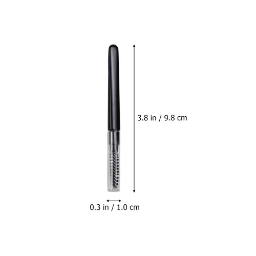 20pcs eyebrow and eyelash brushes with caps portable 1