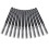 20pcs eyebrow and eyelash brushes with caps portable 4