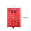infrared magnetic target plate for level board (red) 2