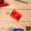 infrared magnetic target plate for level board (red) 4