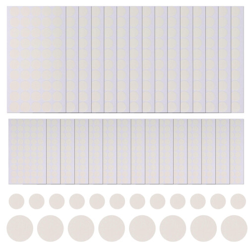 200Pcs Transparent High Adhesive Double Sided Round Tape Dots