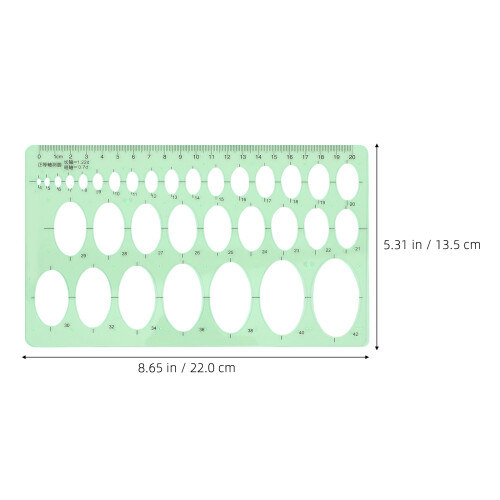 15pcs Architectural Templates Geometry Rulers Drafting Tool 2