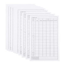 18 Pcs Portable Recording Card Cards Golf Scorecard