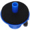 Percussion Kit Felt Cymbal Clutch Pad Rack Plastic Blue 1