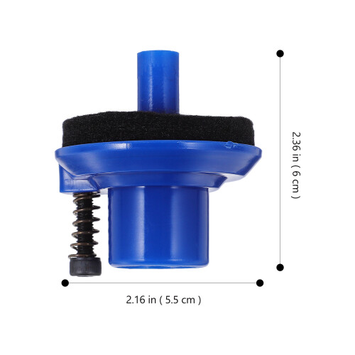 Percussion Kit Felt Cymbal Clutch Pad Rack Plastic Blue 1