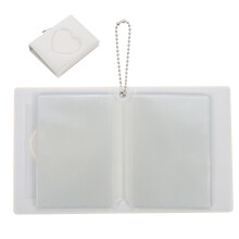 Heart Picture Album Photocard Holder Albums Hollow Lovers White
