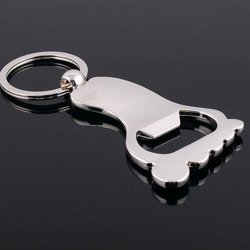 Porte- Décoratif Pied Métal Argenté 2