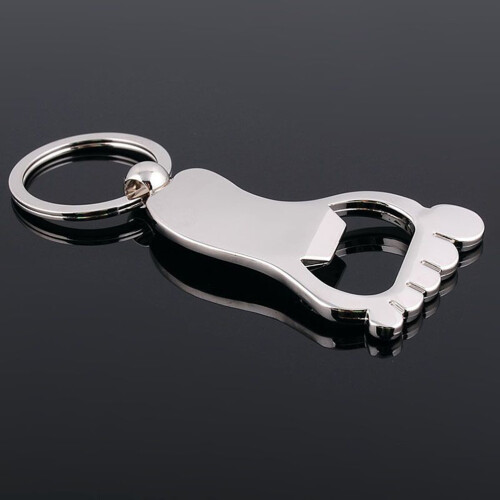 Porte- Décoratif Pied Métal Argenté 1