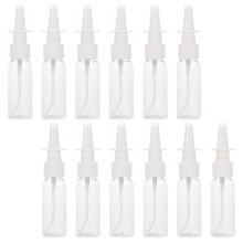 12 pezzi bottiglie spray per cosmetici e nasale, contenitori liquidi