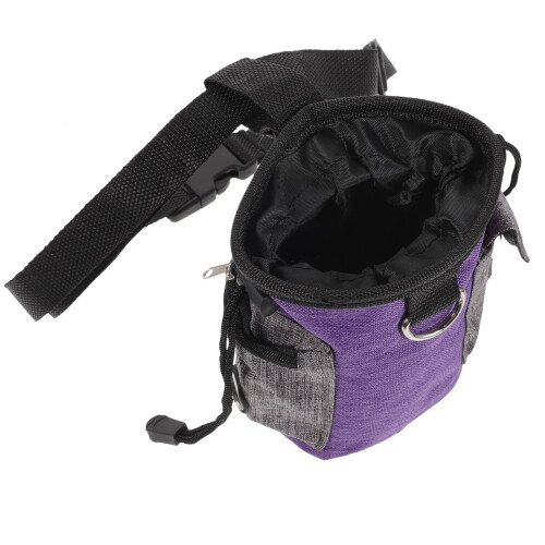 per passeggiate con cane, tasca per snack e addestramento 2