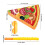 set a tema pizza con pinata, , bastoncino e benda 3