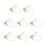 8 pezzi clip per a U, convertitore per foro 1