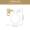 8 pezzi clip per a U, convertitore per foro 2