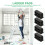 4pcs Ladder Stabilizer Pads Rubber Black For Home Use 7