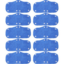 10 pezzi fasce assorbisudore riutilizzabili per sicurezza