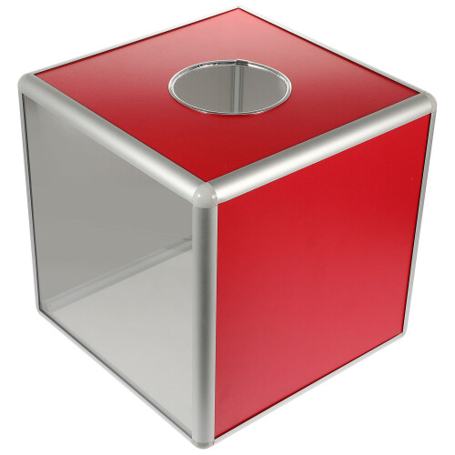 Multi-Function Transparent Ballot Box For Donations Meetings Raffles