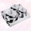 set 3 pezzi nail art in acciaio per acrilico con 11