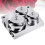 set 3 pezzi nail art in acciaio per acrilico con 5
