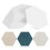 100 pezzi template esagonali per patchwork, forme in carta per cucito 9