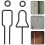 1Set 3D Acryl Badezimmer Schild, Wc Tür 3