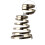 4 pezzi ruota bici sgancio rapido, inox 8
