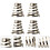 4 pezzi ruota bici sgancio rapido, inox 5