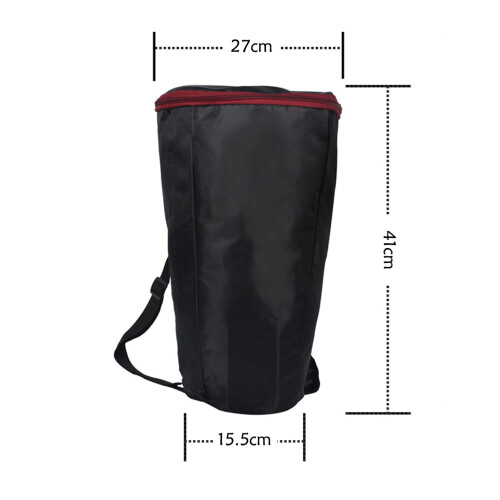 borsa per djembe 8 pollici, custodia impermeabile nera per drum 1