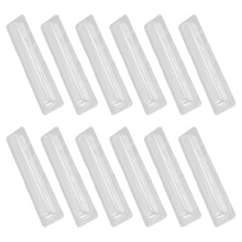 12 stuks plastic transparante klokwijsbeschermhoes voor quartz wandklok