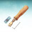 set martello pianoforte testa curva d57, 3 aghi, legno 11