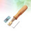 set martello pianoforte testa curva d57, 3 aghi, legno 6
