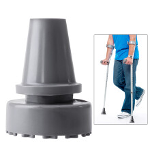 2 pezzi in gomma 19 mm per e bastoni trekking