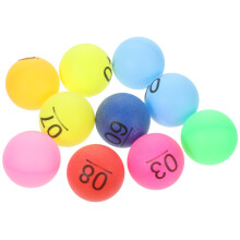 10 palline numerate per e feste, tipo pong