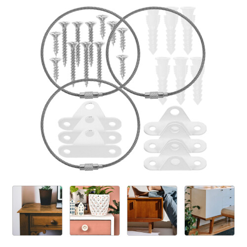 3 set ancoraggi per con cinghie sicurezza 1