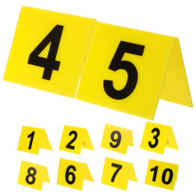 10 pezzi segnaposto acrilico numerati riutilizzabili per tavoli