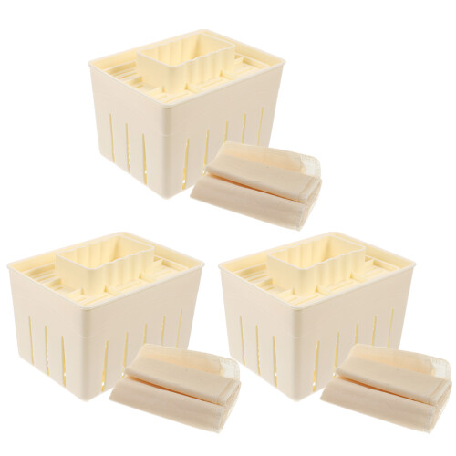 3 pezzi per tofu, stampo per cagliata da te