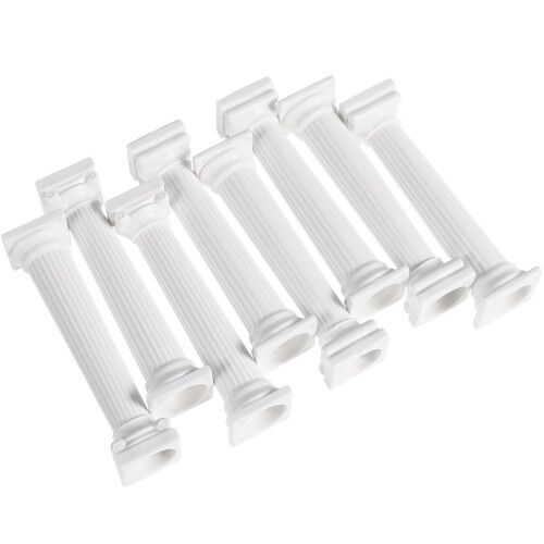 8 pezzi supporti torta colonne romane in plastica, alzatine livelli