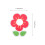 50 cartoncini fiore - in per feste bambini 2