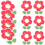 50 cartoncini fiore - in per feste bambini 5