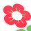 50 cartoncini fiore - in per feste bambini 6