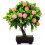 Albero Bonsai Artificiale Realistico 25 Cm Verde In Vaso 11