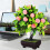 Albero Bonsai Artificiale Realistico 25 Cm Verde In Vaso 5